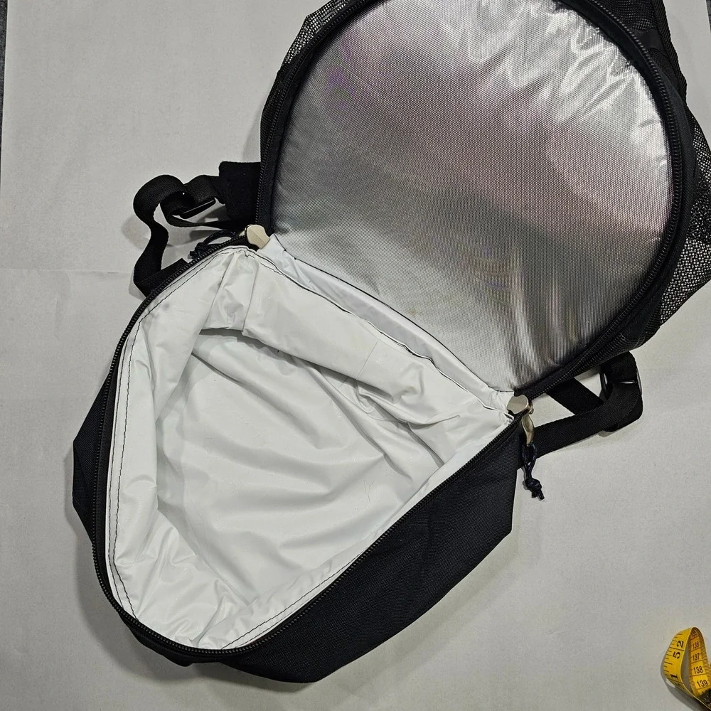 Diamond Tek Backpack OS Black Mesh Insulated Cooler Beach Bag Gorpcore